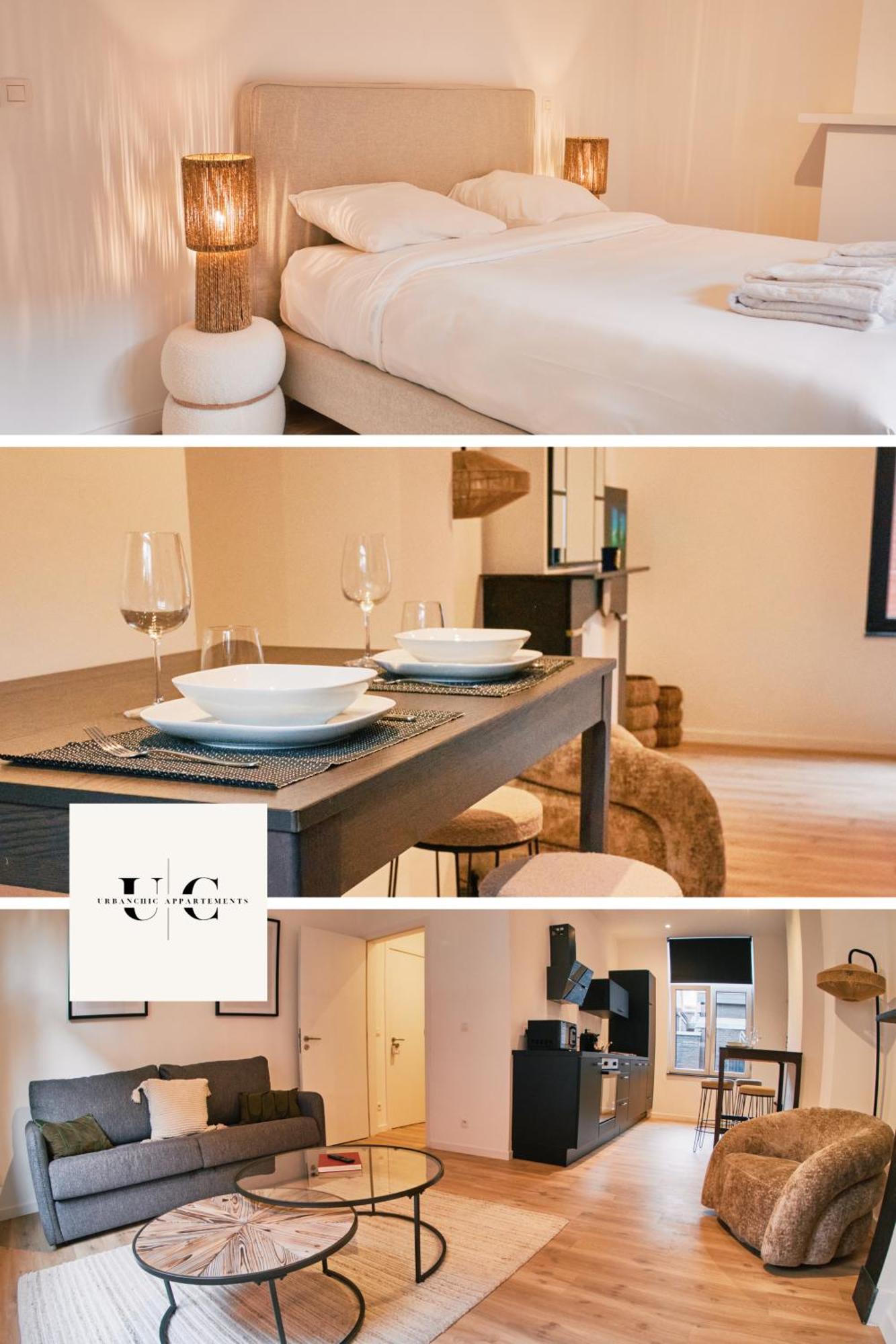 Urbanchic Appartement Cosy 1B 列日 外观 照片